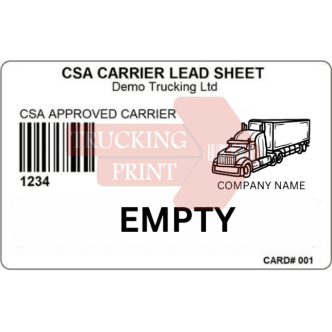 CSA Lead Sheet (Empty)