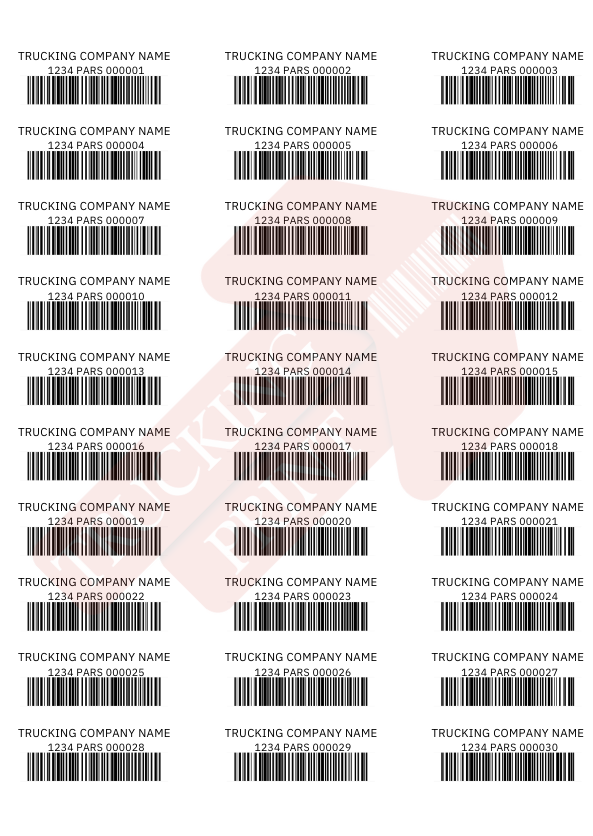 Border Crossing Labels