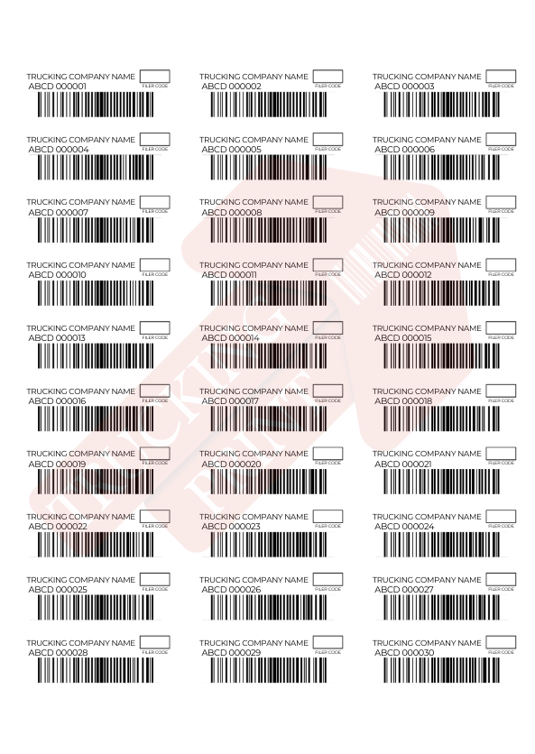 Border Crossing Labels