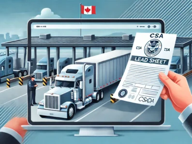 Essential Supplies for Cross-Border Truckers: Why PAPS Labels and CSA Lead Sheets are Critical for Smooth Operations