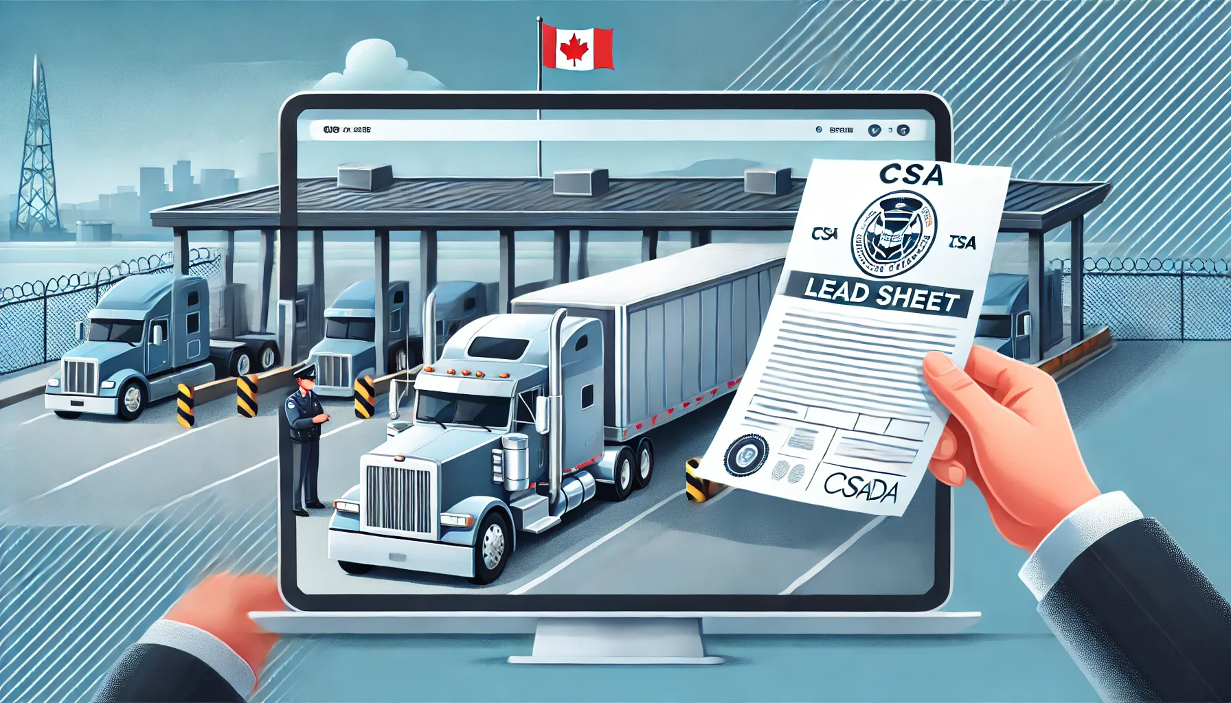 Essential Supplies for Cross-Border Truckers: Why PAPS Labels and CSA Lead Sheets are Critical for Smooth Operations