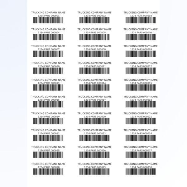 PARS Labels (Soft Copy) - Image 2